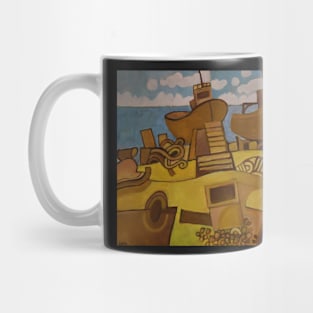 Dungeness Beach Fishing Boats Kent Mug